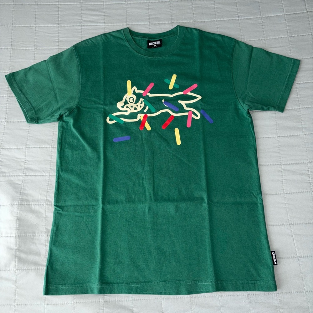 Icecream Sprinkle S/S Tee Pine Green Sz. Large